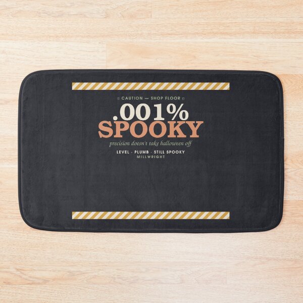 Item preview, .001% Spooky — Millwright Halloween Badge designed and sold by SlowMadeShelf.