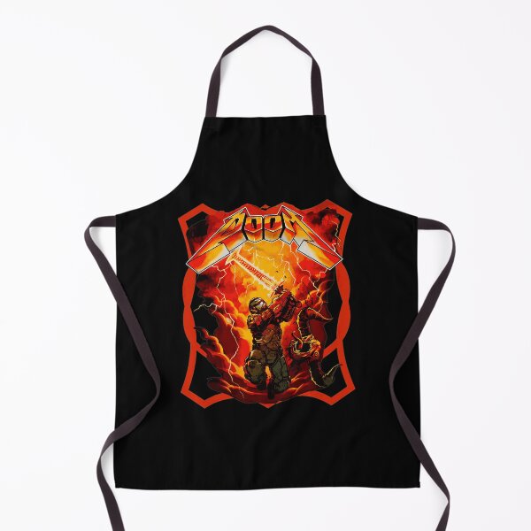Item preview, DOOM Slayer Fighting Demons - Heavy Metal Game Art designed and sold by BruceJo2744454.