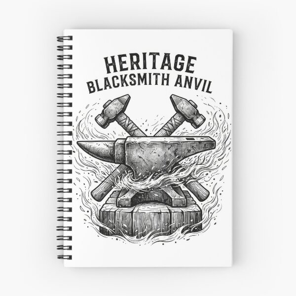 Item preview, Vintage Heritage Blacksmith Anvil and Crossed Hammers designed and sold by Rahat3344.