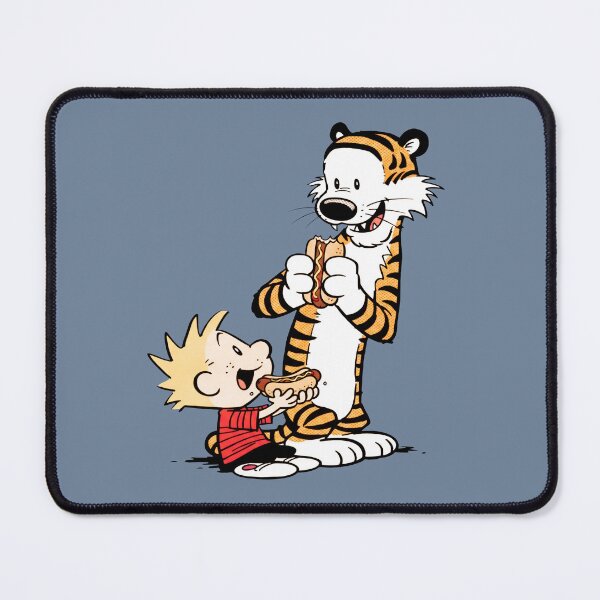Item preview, Calvin and Hobbes Enjoying Hot Dogs designed and sold by laschikarin.