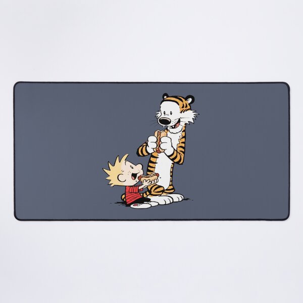 Item preview, Calvin and Hobbes Enjoying Hot Dogs designed and sold by laschikarin.