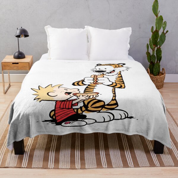 Item preview, Calvin and Hobbes Enjoying Hot Dogs designed and sold by laschikarin.