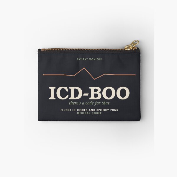 Item preview, ICD-Boo — Medical Coder Halloween Stamp designed and sold by SlowMadeShelf.