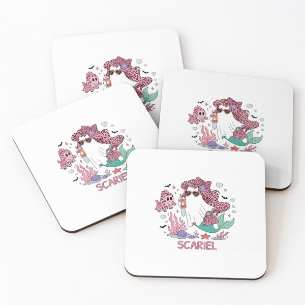 Item preview, Scariel Ghost Mermaid Pink Halloween Girls designed and sold by KroghDs.
