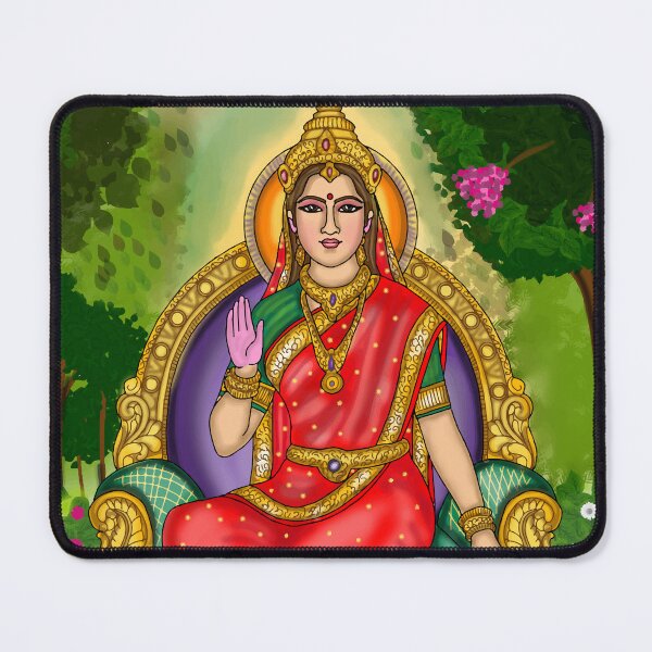Item preview, Goddess Sita Digital Drawing | Sita Ram Hindu Devotional Artwork designed and sold by Harshit_Digital_Arts.