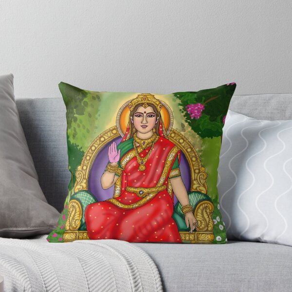 Item preview, Goddess Sita Digital Drawing | Sita Ram Hindu Devotional Artwork designed and sold by Harshit_Digital_Arts.