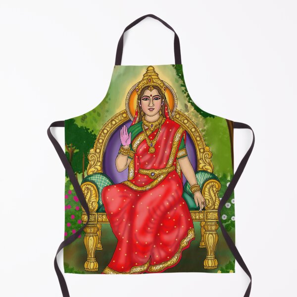 Item preview, Goddess Sita Digital Drawing | Sita Ram Hindu Devotional Artwork designed and sold by Harshit_Digital_Arts.