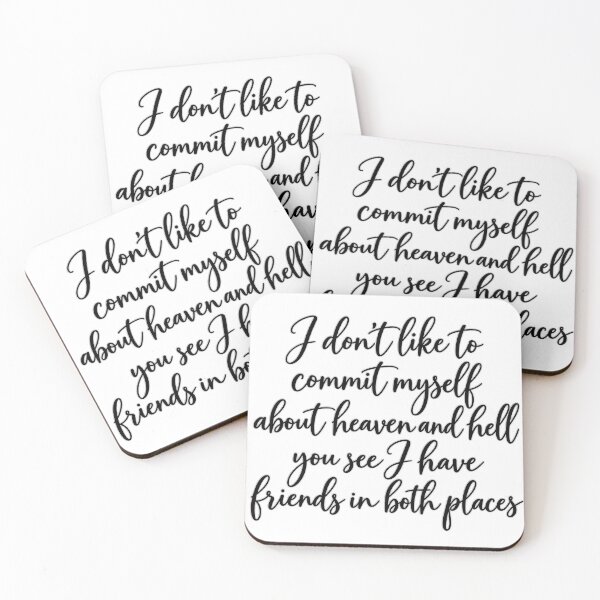 Item preview, No Sides in the Afterlife designed and sold by Quote Gallery.