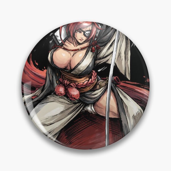Item preview, Baiken Guilty Gear Fighting Game Streetwear Tee designed and sold by Senpaiwaves.