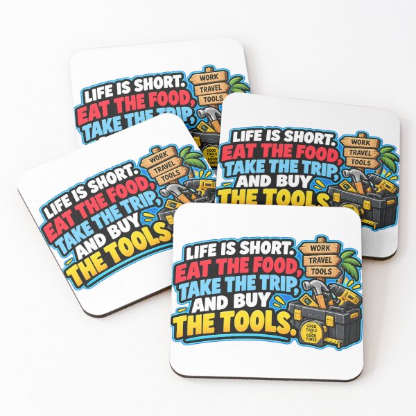 Item preview, Eat The Food Take The Trip Buy The Tools Design designed and sold by Kenzie & Co.