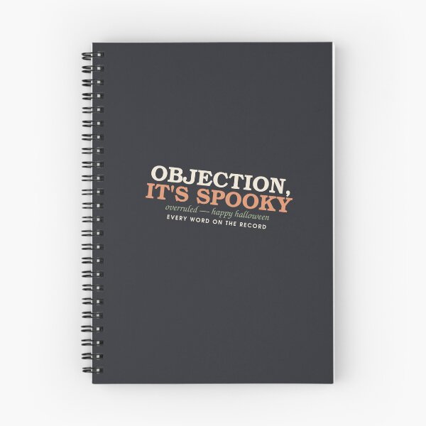 Item preview, Objection, It's Spooky — Court Reporter Halloween Stamp designed and sold by SlowMadeShelf.