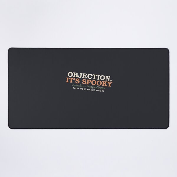 Item preview, Objection, It's Spooky — Court Reporter Halloween Stamp designed and sold by SlowMadeShelf.