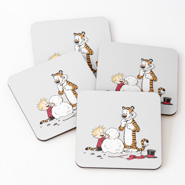 Item preview, Calvin and Hobbes Building Snowman designed and sold by laschikarin.