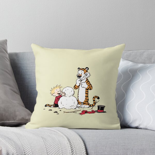 Item preview, Calvin and Hobbes Building Snowman designed and sold by laschikarin.