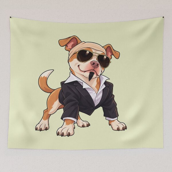 Item preview, Pitbull Dressed as Pitbull designed and sold by Gh0stStatic.
