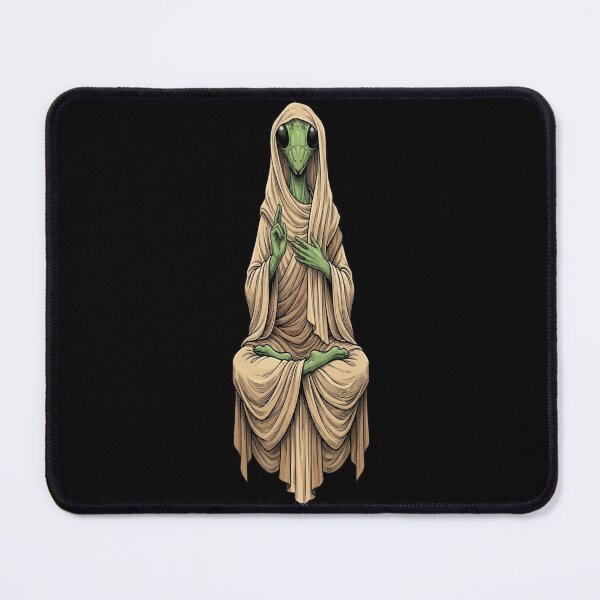 Item preview, Mantis in Meditation – Alien Zen T-Shirt designed and sold by Animal Cosmic Society.