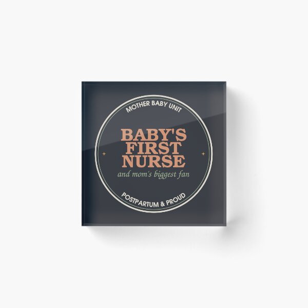 Item preview, Baby's First Nurse And Mom's Biggest Fan — Postpartum Nurse Seal designed and sold by SlowMadeShelf.