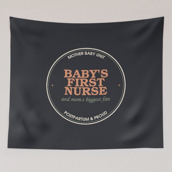 Item preview, Baby's First Nurse And Mom's Biggest Fan — Postpartum Nurse Seal designed and sold by SlowMadeShelf.