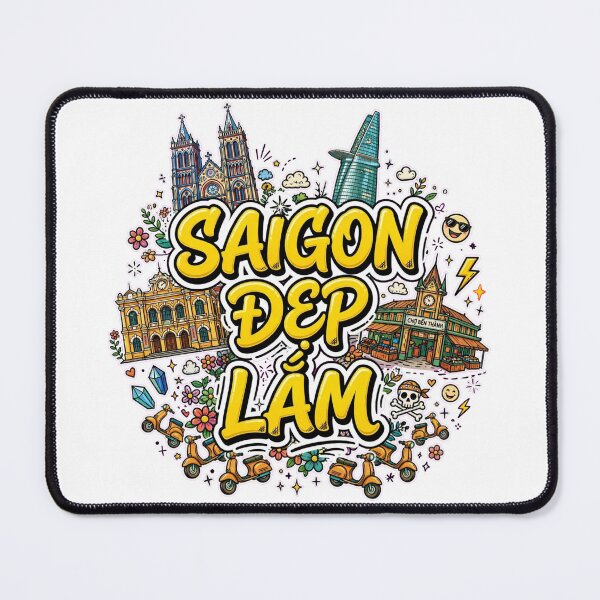 Item preview, Saigon Dep Lam Vietnamese Heritage City Landmarks designed and sold by Danh Style.