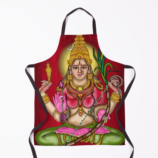 Item preview, Goddess Lalita Digital Drawing | Lalita Tripura Sundari Hindu Goddess Art designed and sold by Harshit_Digital_Arts.