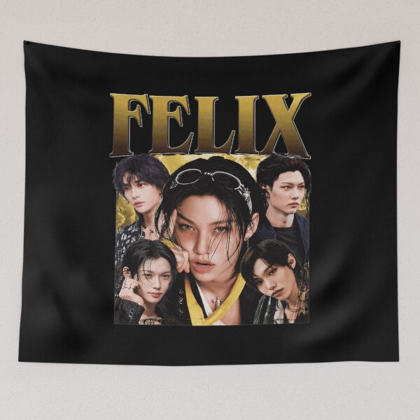 Artikelvorschau, Felix Stray Kids Retro Vintage Kpop Idol entworfen und verkauft von BruceJo2744454.