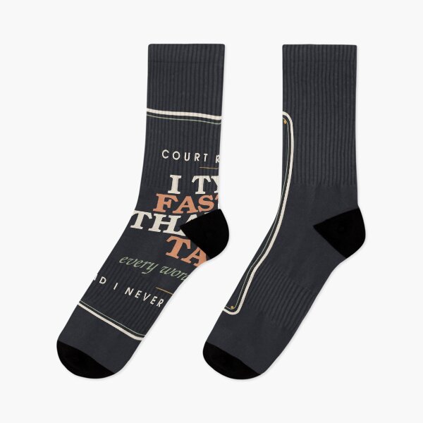 Item preview, I Type Faster Than You Talk — Funny Court Reporter Stamp designed and sold by SlowMadeShelf.