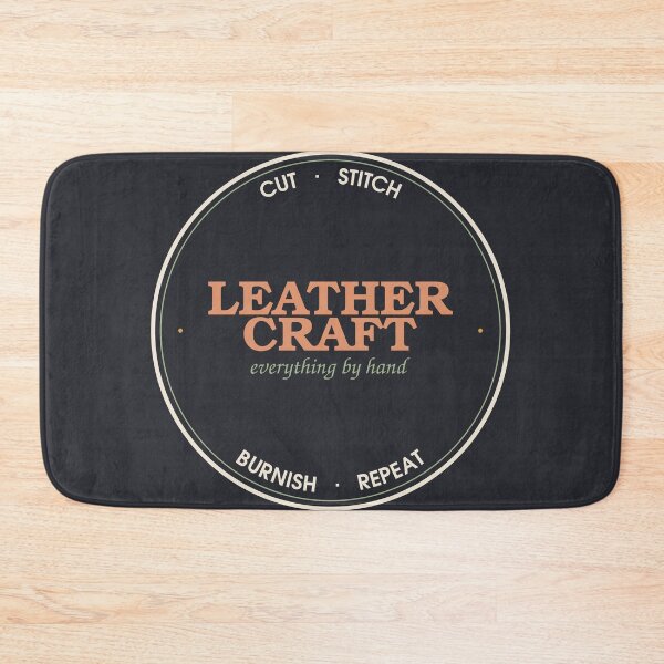 Item preview, Cut Stitch Burnish Repeat — Leathercraft Maker Seal designed and sold by SlowMadeShelf.