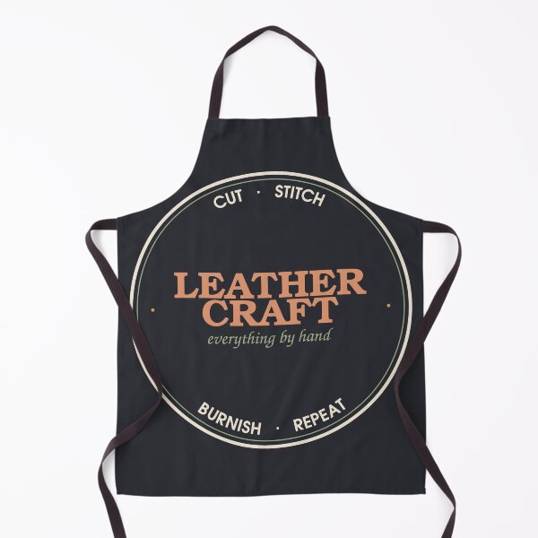 Item preview, Cut Stitch Burnish Repeat — Leathercraft Maker Seal designed and sold by SlowMadeShelf.