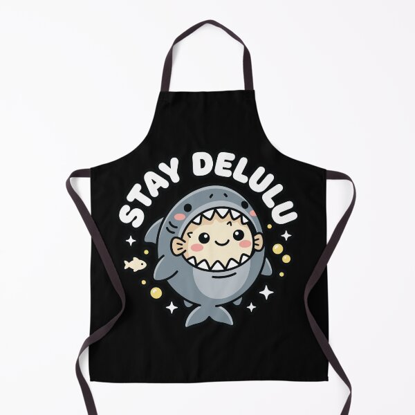 Item preview, Kawaii Pufferfish In Shark Onesie Stay Delulu Art designed and sold by ZUMERI.