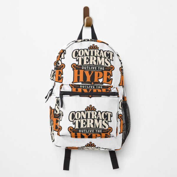 Item preview, Contract Terms Outlive the Hype Bold Lettering designed and sold by Bikivuno.