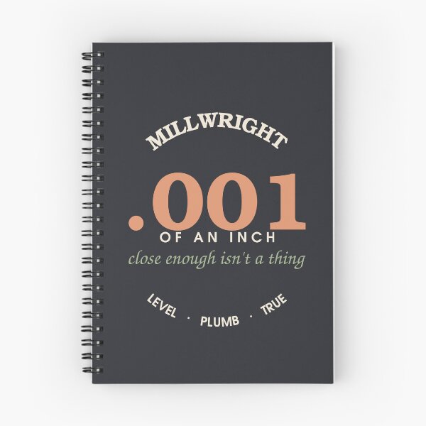 Item preview, .001 Of An Inch, Close Enough Isn't A Thing — Millwright Badge designed and sold by SlowMadeShelf.
