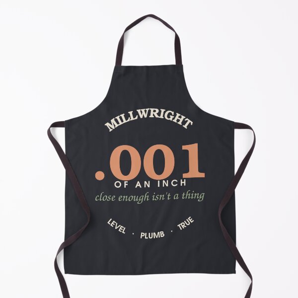 Item preview, .001 Of An Inch, Close Enough Isn't A Thing — Millwright Badge designed and sold by SlowMadeShelf.