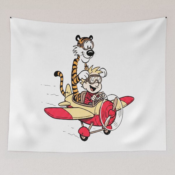 Item preview, Calvin and Hobbes in Toy Plane designed and sold by laschikarin.