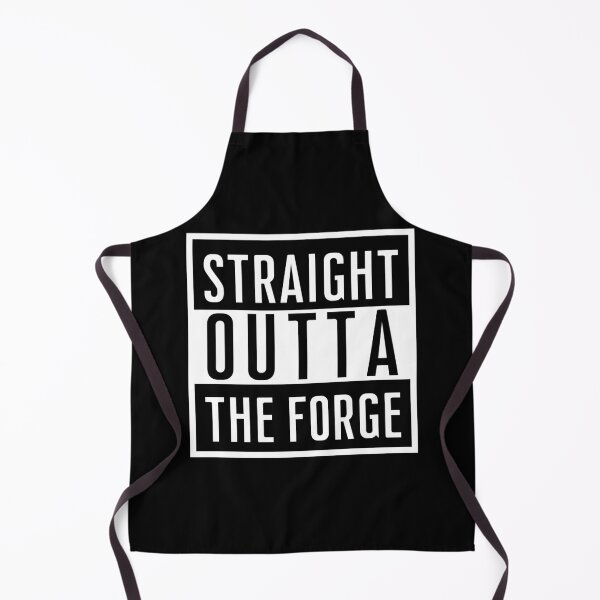 Item preview, Straight Outta the Forge Blacksmith Metalworker Maker Typography designed and sold by HYPNK.