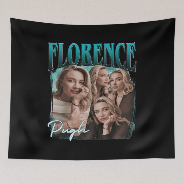 Item preview, Florence Pugh Vintage Style Graphic Tee designed and sold by Crystal7369376.