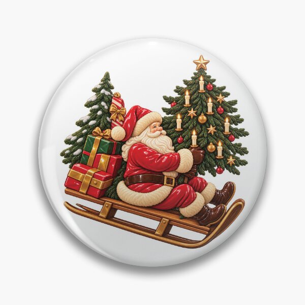 Item preview, Santa Claus Christmas Sleigh designed and sold by anak-ilustra.