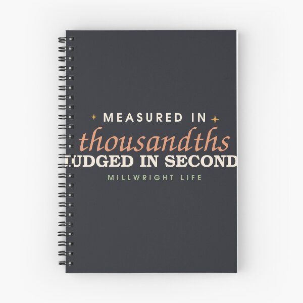 Item preview, Measured In Thousandths Judged In Seconds — Millwright designed and sold by SlowMadeShelf.