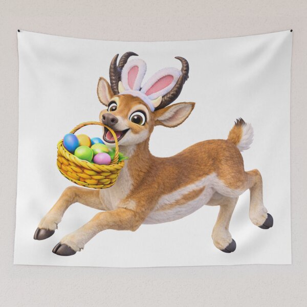 Item preview, Antelope Easter Basket designed and sold by Sillytoe.