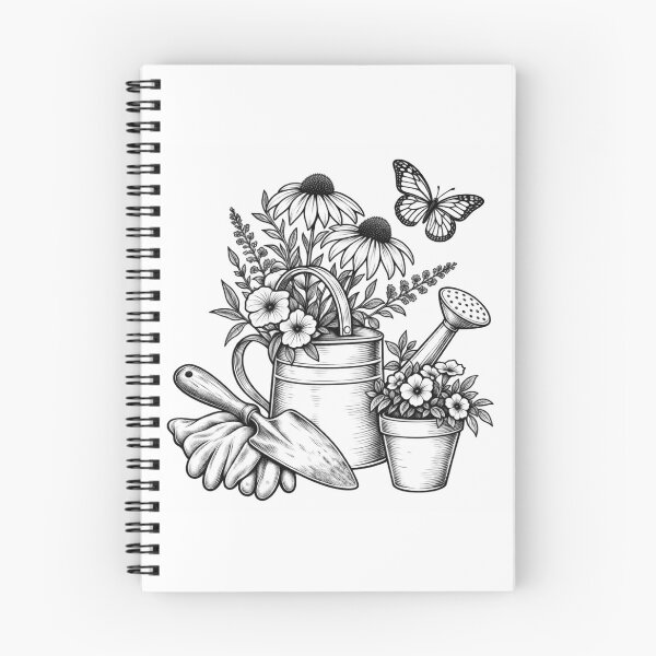 Item preview, Flowers, tools and butterflies designed and sold by Julie Leisure Gardening.