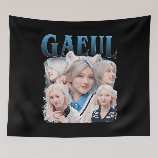 Item preview, GAEUL Retro Vintage Collage Kpop Fan  designed and sold by MrsLin4617177.