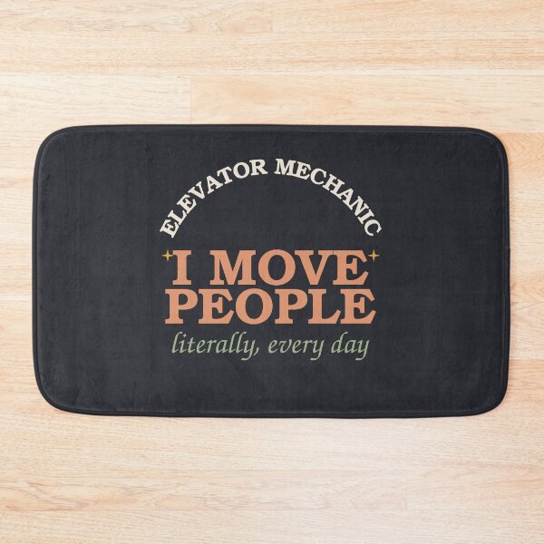 Item preview, I Move People Literally Every Day — Elevator Mechanic designed and sold by SlowMadeShelf.
