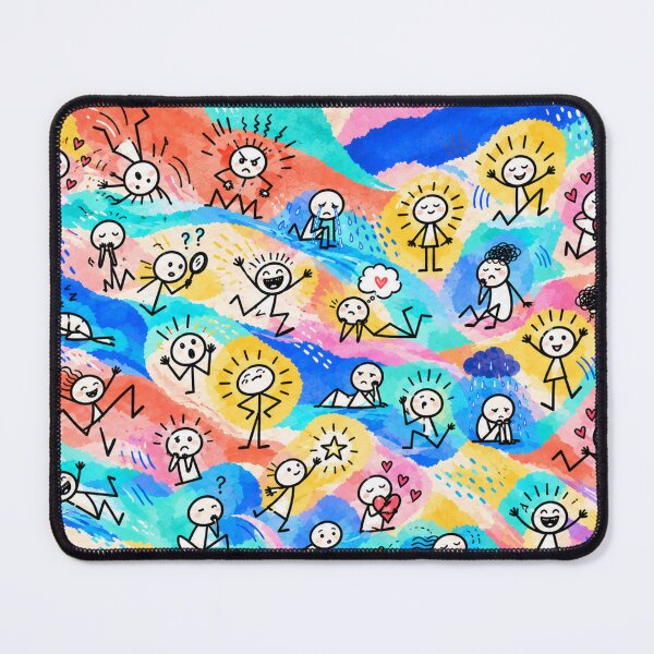 Item preview, Emotions in a Colorful Current designed and sold by Qenlo.