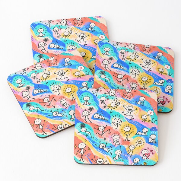 Item preview, Emotions in a Colorful Current designed and sold by Qenlo.