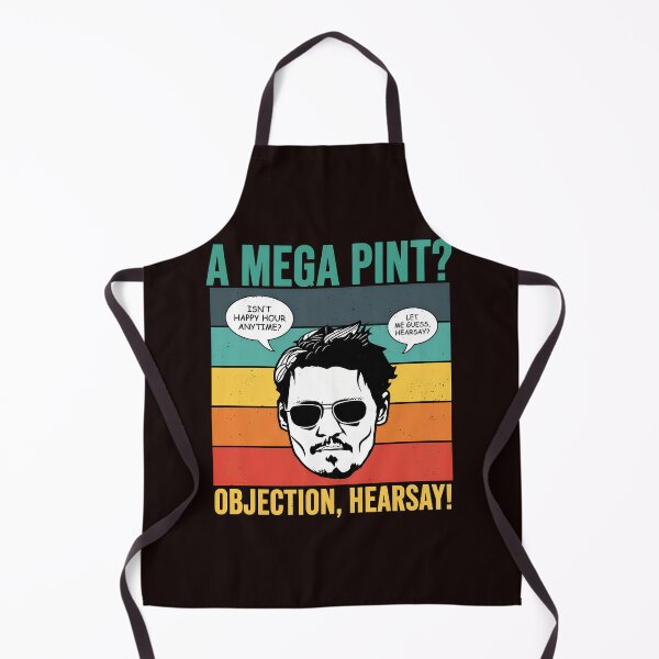 Item preview, Mega Pint Objection Hearsay Retro designed and sold by FlipStrawSpot.