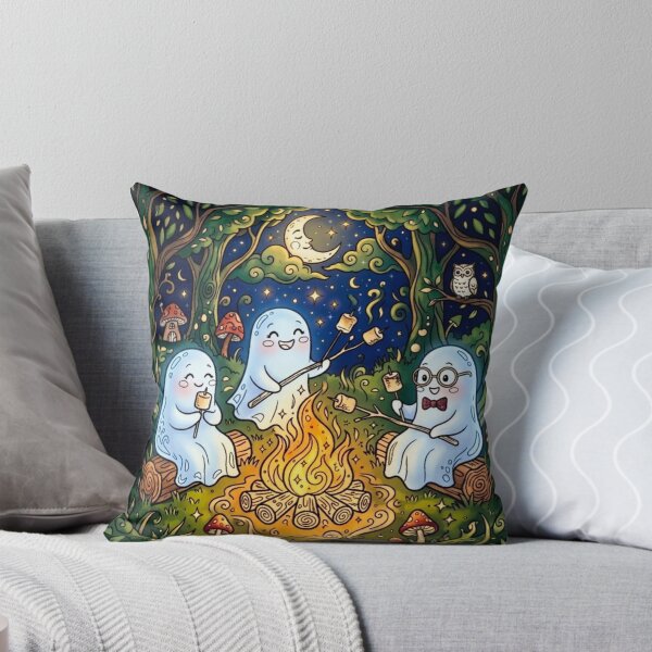 Item preview, Toast-y Ghost-y - Cute Campfire Ghosts and S'mores designed and sold by ScenicRoute66.