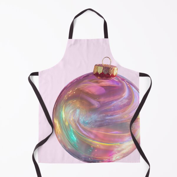 Item preview, Magical Holographic Swirl Glass Christmas Bauble designed and sold by colorful-white.