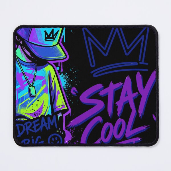 Item preview, Stay Cool Dream Big - Neon Graffiti Streetwear designed and sold by rich-moda.