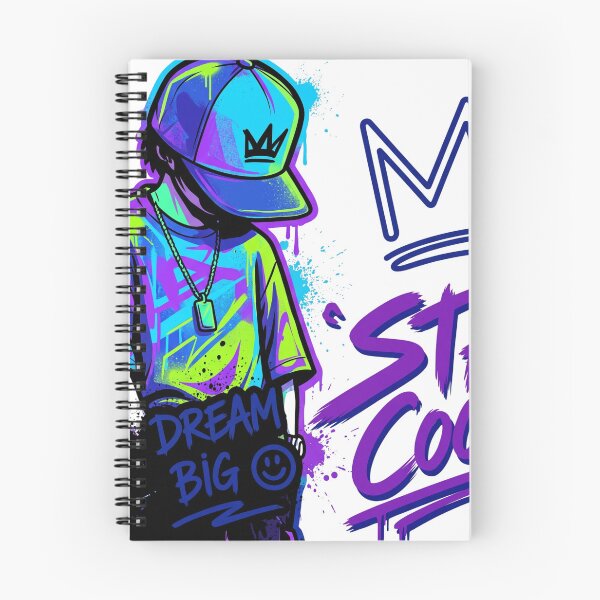 Item preview, Stay Cool Dream Big - Neon Graffiti Streetwear designed and sold by rich-moda.