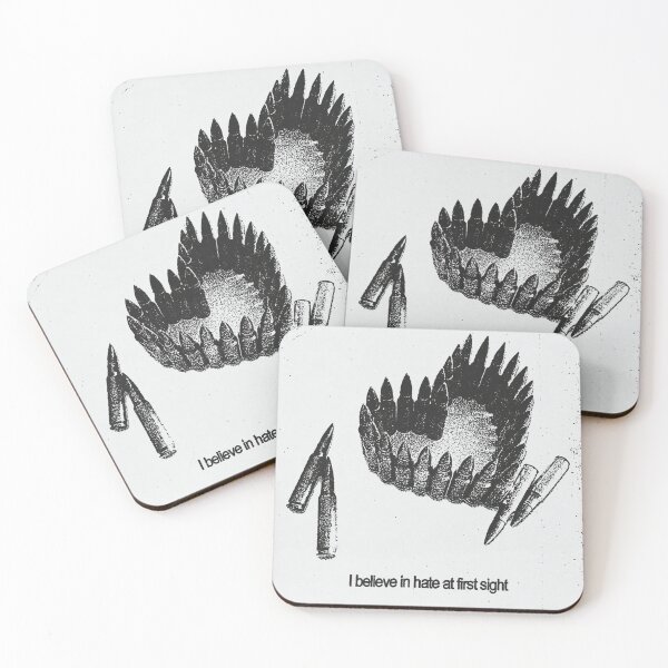 Item preview, Bullets Heart Hate At Sight designed and sold by Not Hugo.