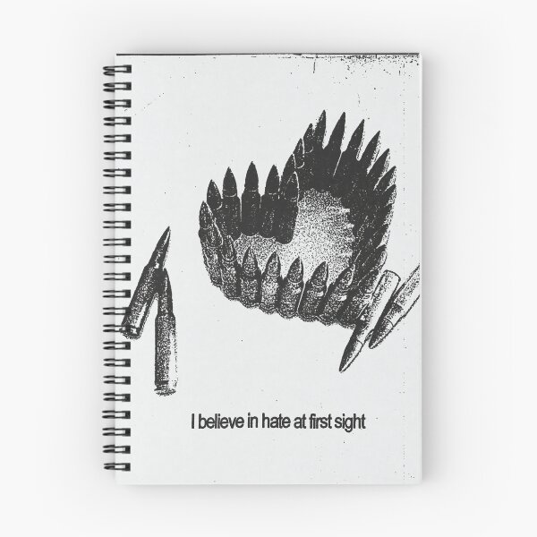 Item preview, Bullets Heart Hate At Sight designed and sold by Not Hugo.